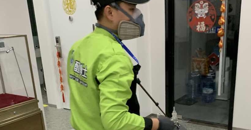 元阳招商银行除甲醛现场